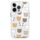 forro transparente iphone 14 pro diseño ositos cartoon