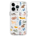 forro transparente iphone 15 pro diseño perriverso