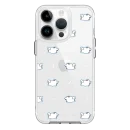 forro transparente iphone 16 pro max diseño samoyedo cachorrito